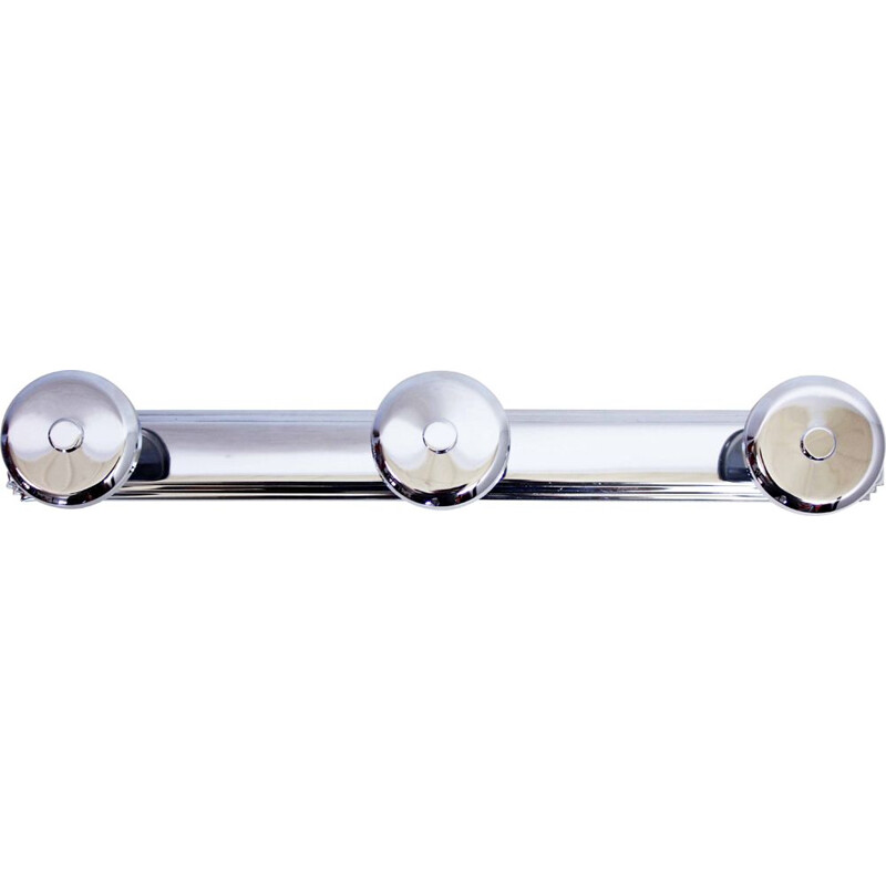 Vintage coat rack in chromed metal, 1960-1970