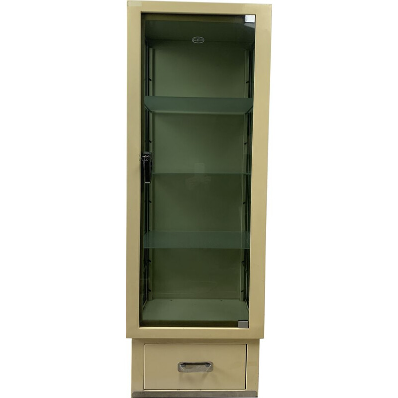 Vintage infirmary display cabinet