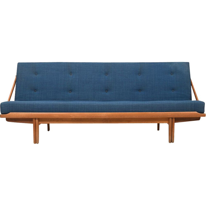 Mid century oakwood Danish daybed by Poul M. Volther for Frem Røjle, Denmark 1950s