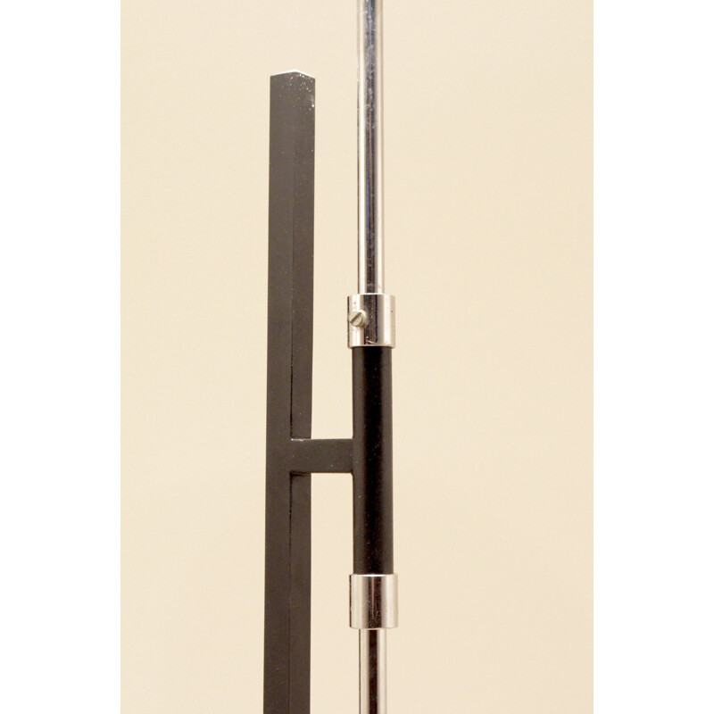 Adjustable floor lamp in chromed metal - 1960s