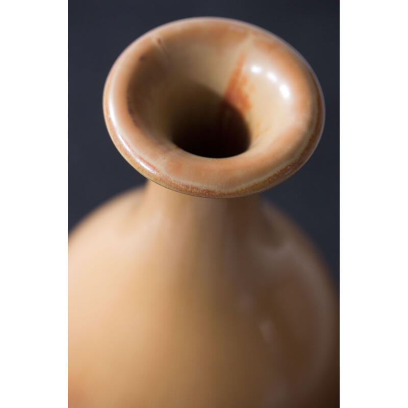 Vintage Vase aus Steingut von Gunnar Nylund, Schweden 1940