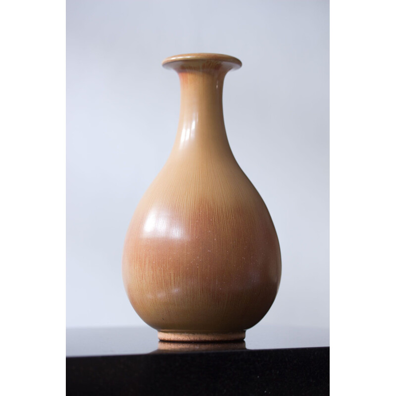 Vintage Vase aus Steingut von Gunnar Nylund, Schweden 1940