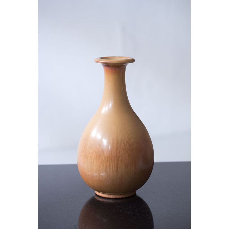 Vintage stoneware vase by Gunnar Nylund, Sweden 1940