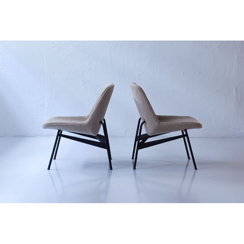 Pair of vintage Swedish armchairs by Hans-Harald Molander for Nordiska Kompaniet, 1950s