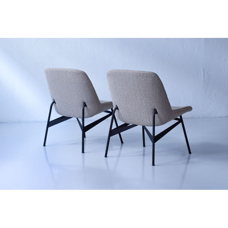 Pair of vintage Swedish armchairs by Hans-Harald Molander for Nordiska Kompaniet, 1950s