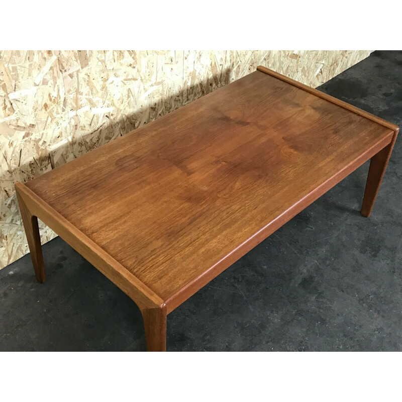 Mesa de centro vintage de teca de Arne Wahl Iversen, Dinamarca 1970