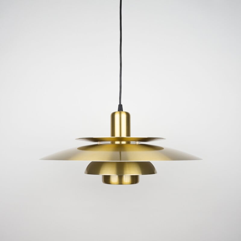 Danish vintage pendant lamp by Bent Nordsted for Lyskaer, Denmark 1970s