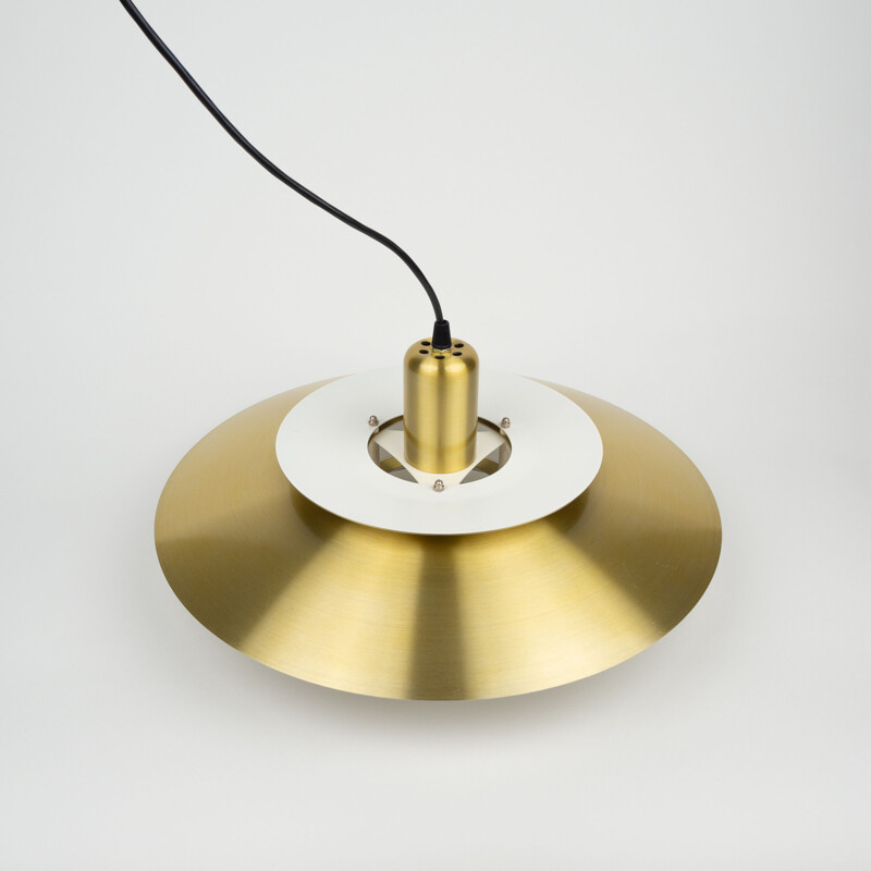 Danish vintage pendant lamp by Bent Nordsted for Lyskaer, Denmark 1970s