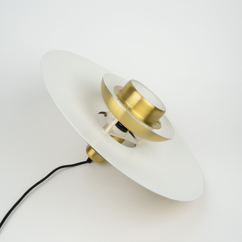 Danish vintage pendant lamp by Bent Nordsted for Lyskaer, Denmark 1970s