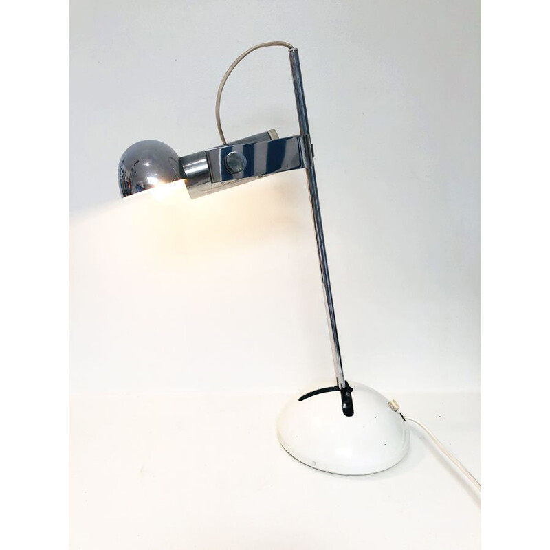 Vintage bureaulamp T395 van Robert Sonneman voor Luci Cinisello, 1970