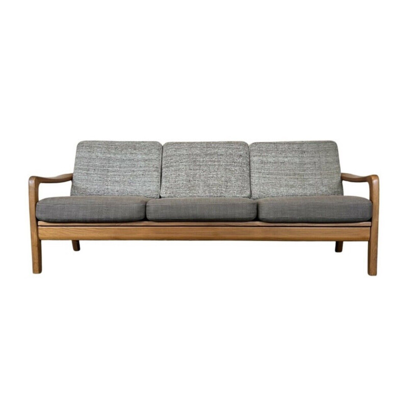 Vintage teak sofa by Juul Kristensen, Denmark 1960-1970s