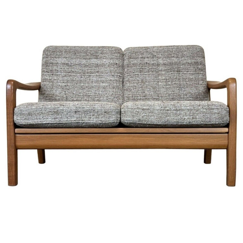 Vintage 2-Sitzer-Sofa aus Teakholz von Juul Kristensen, Dänemark 1960-1970