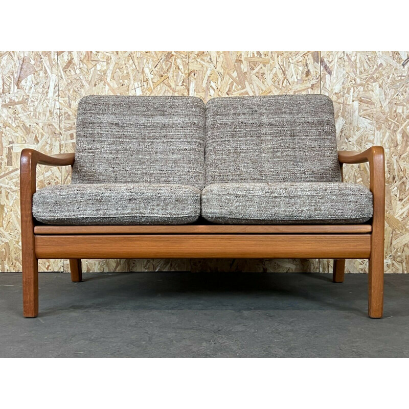 Vintage 2 seater teak sofa by Juul Kristensen, Denmark 1960-1970s