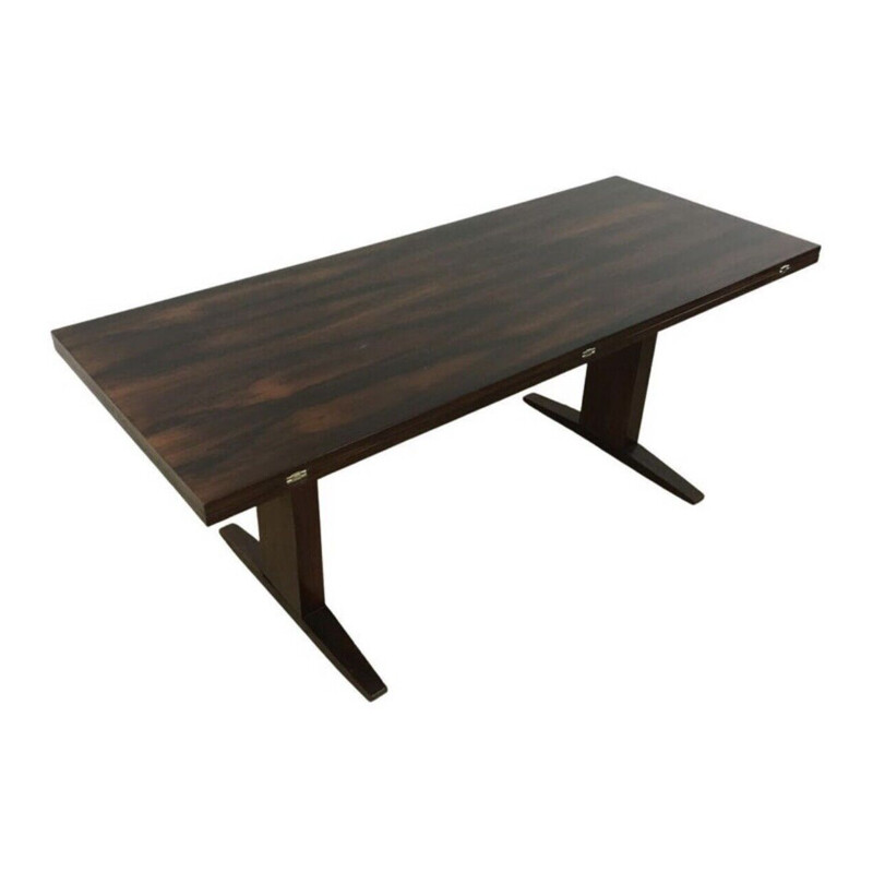 Vintage mahogany coffee table by Wilhelm Renz, Danmark 1970