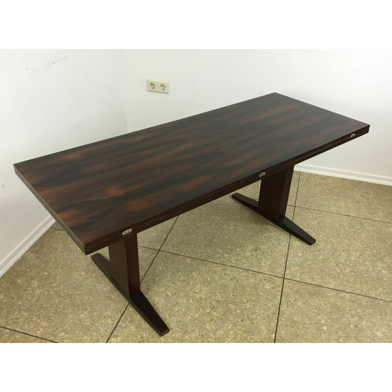 Table basse vintage en acajou par Wilhelm Renz, Danmark 1970