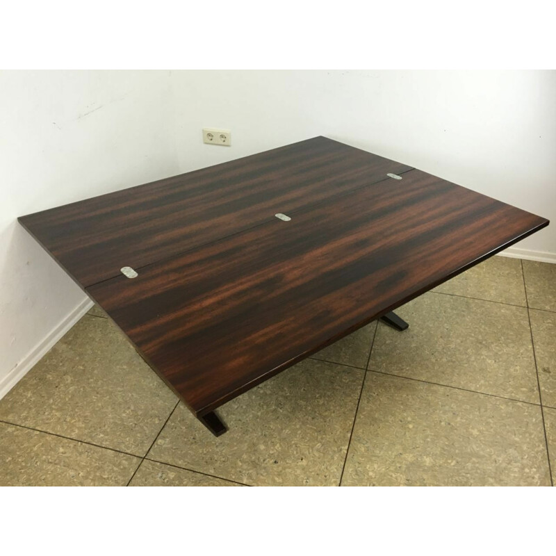 Mesa de centro vintage de caoba de Wilhelm Renz, Danmark 1970