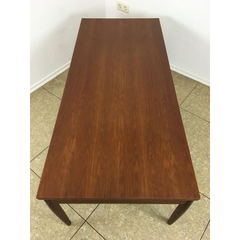 Mesa de café Vintage de teca da Grete Jalk para França e Filho, Dinamarca 1970