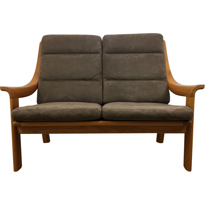 Vintage teak 2 seater sofa by Poul Jeppesen, Denmark 1960-1970s