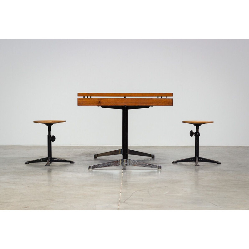 Vintage walnut desk by Egon Eiermann for Herman Miller, 1970s