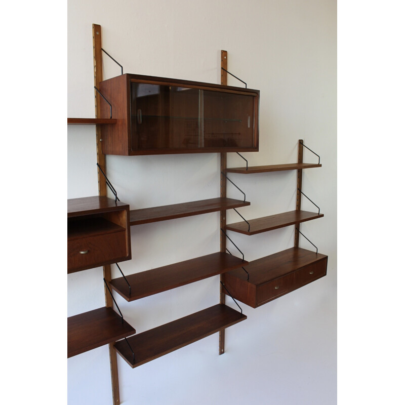 Cado wall-unit in teak, Poul CADOVIUS - 1960s