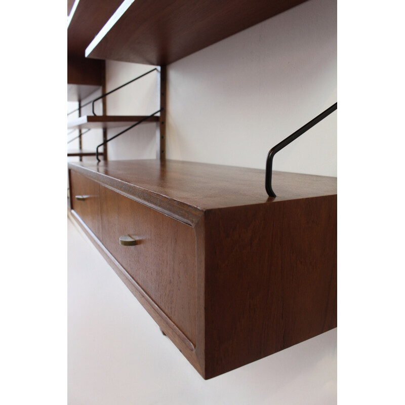 Cado wall-unit in teak, Poul CADOVIUS - 1960s