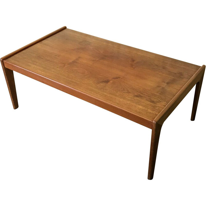 Vintage teak coffee table by Arne Wahl Iversen, Denmark 1970