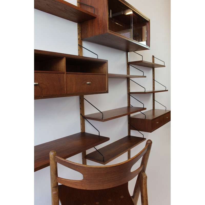 Cado wall-unit in teak, Poul CADOVIUS - 1960s