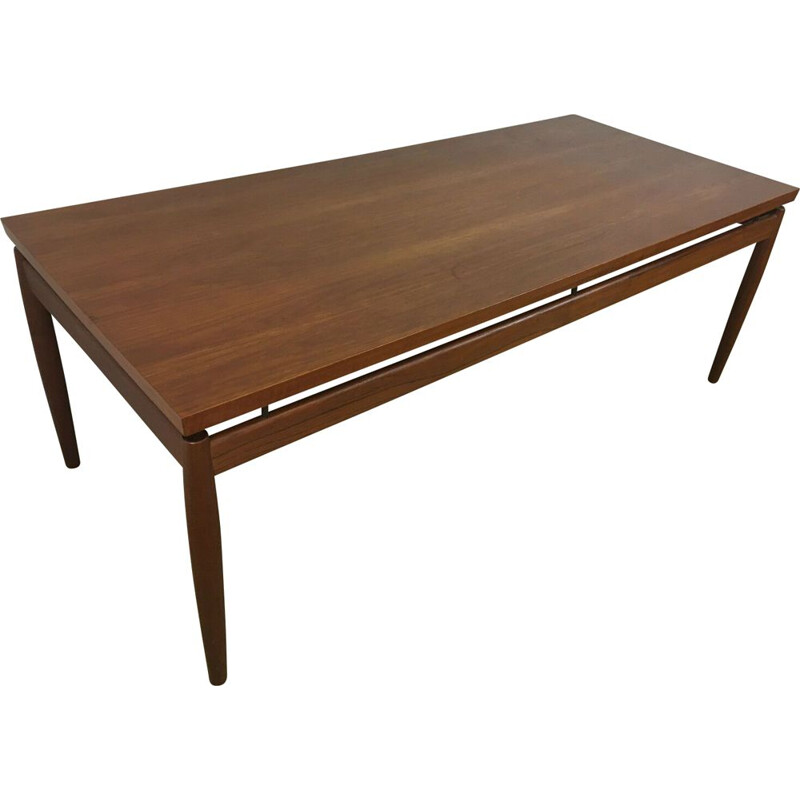 Vintage teak coffee table by Grete Jalk for France et Son, Denmark 1970