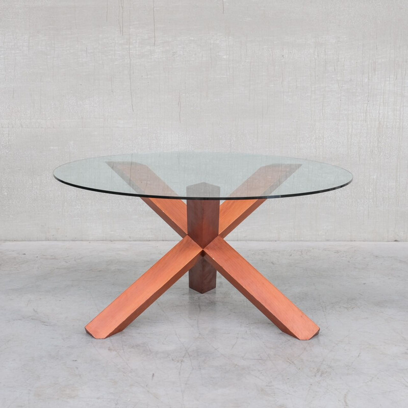 Mid-century Italian La Rotonda dining table by Mario Bellini for Cassina, 1977