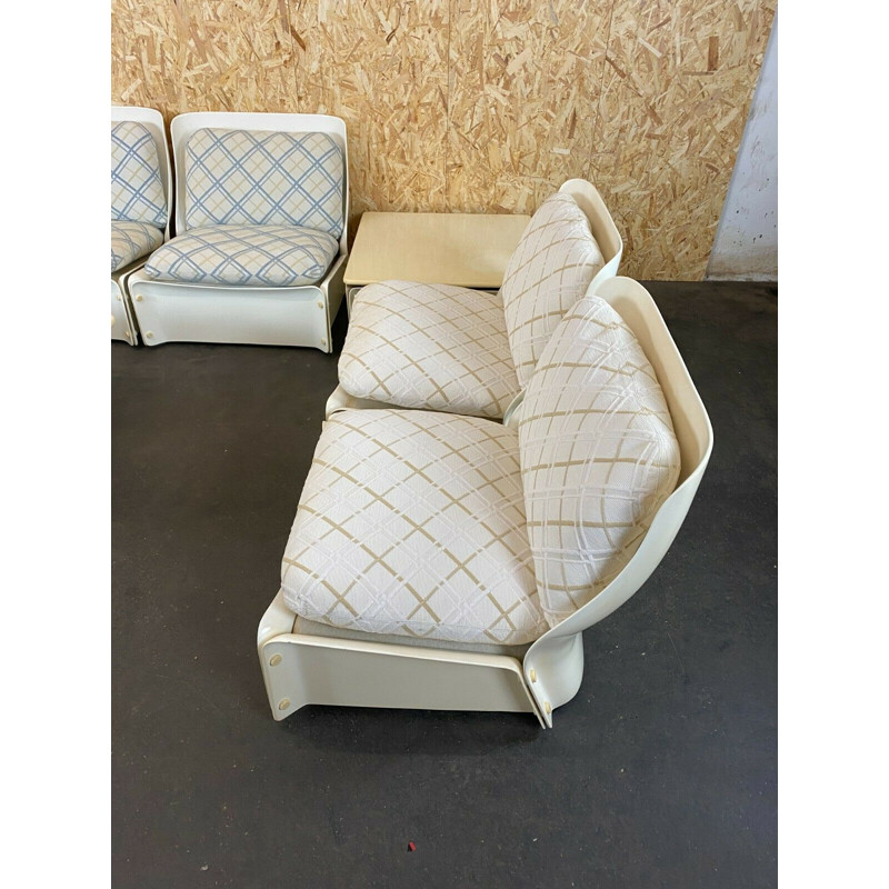 Vintage fiberglass living room set, 1960-1970s