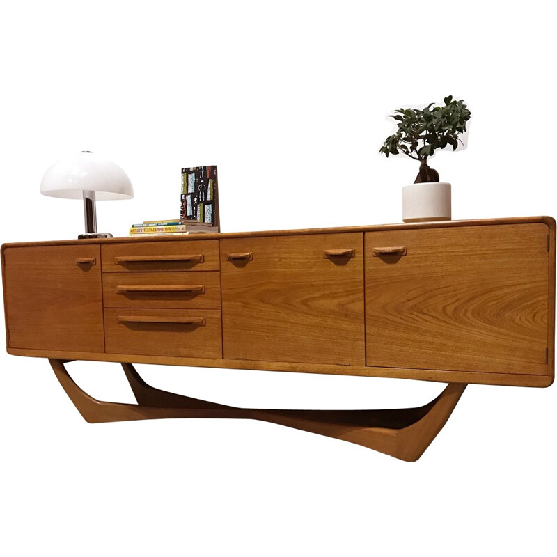 Mid-century Scottish Beithcraft sideboard in teak wood - 1960s