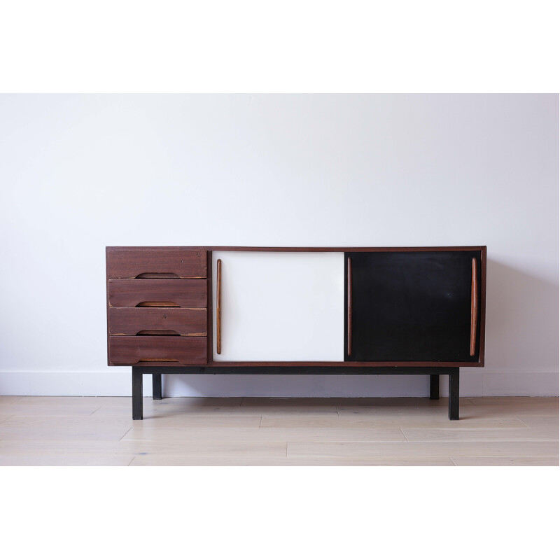 Vintage Cansado sideboard by Charlotte Perriand for Steph Simon, 1960