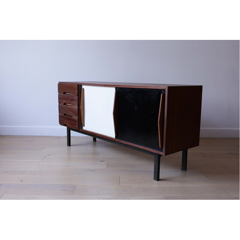 Vintage Cansado sideboard by Charlotte Perriand for Steph Simon, 1960