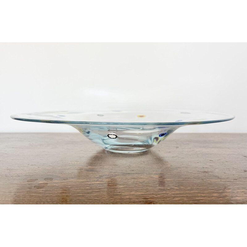 Vintage decorative glass bowl dish