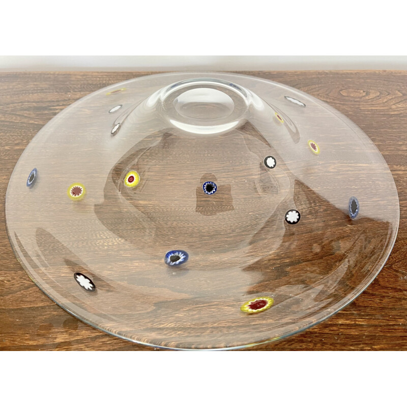 Vintage decorative glass bowl dish