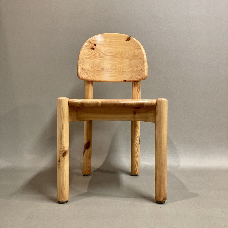 Vintage-Stuhl aus Massivholz von Rainer Daumiller für Hirtshals Savvaerk