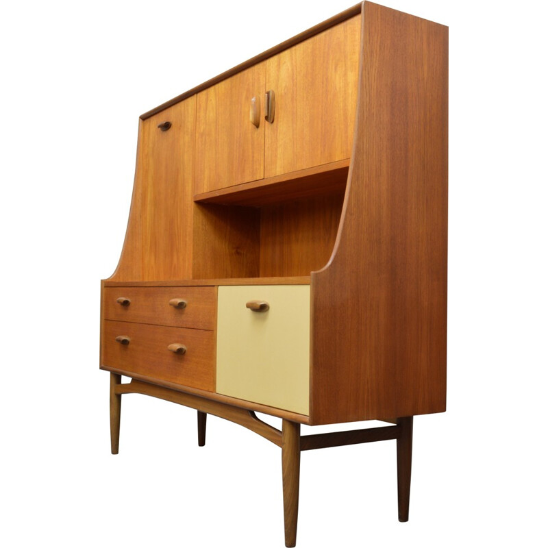 Mid-century teak G-Plan highboard - 1960s