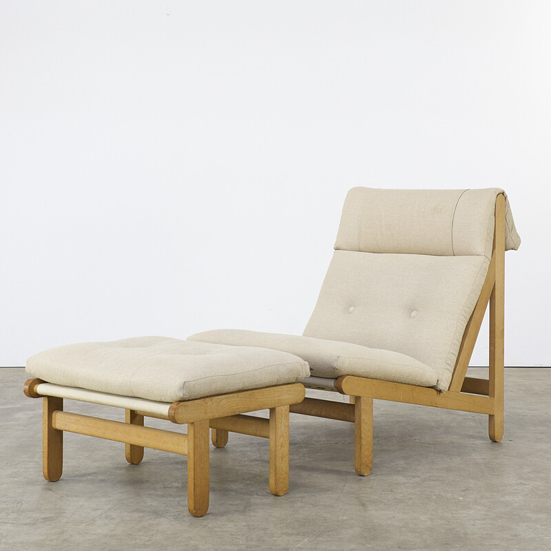 Schiang "A Frame" livingroom set in oak, Bernt PETERSEN - 1960s