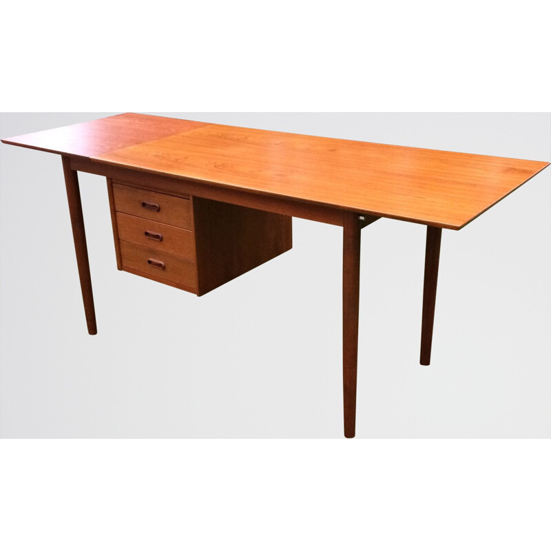 Desk in teak, Arne VODDER - 1950s