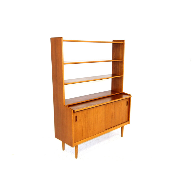 Scandinavian vintage teak bookcase, Sweden 1960s