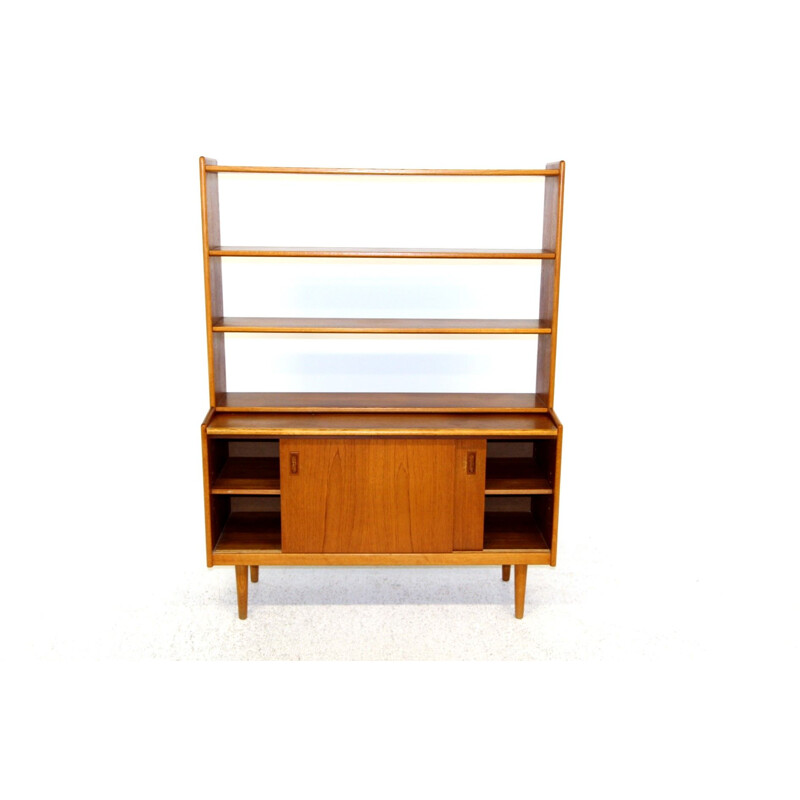 Scandinavian vintage teak bookcase, Sweden 1960s