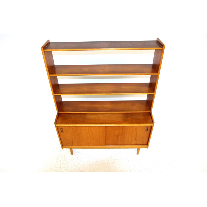 Scandinavian vintage teak bookcase, Sweden 1960s