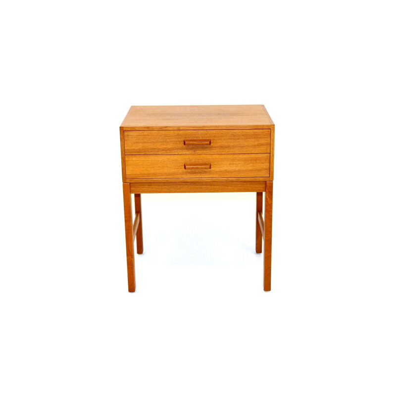 Vintage teak bedside table, Sweden 1960