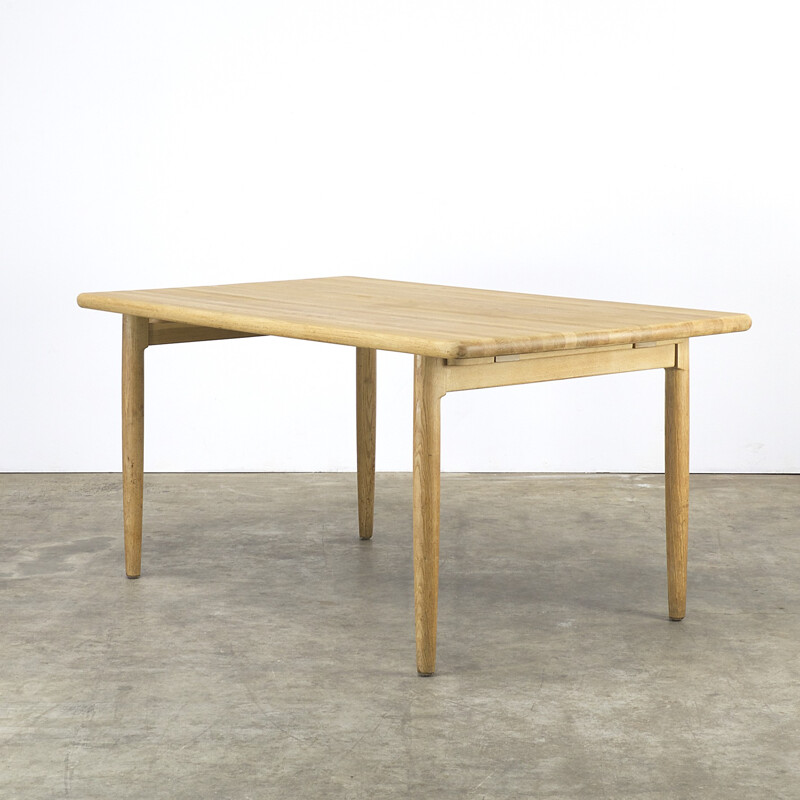 J. L. Møller dining table in smoked oak, Niels Otto MØLLER - 1960s