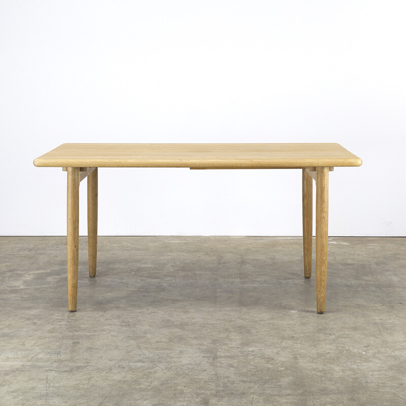 J. L. Møller dining table in smoked oak, Niels Otto MØLLER - 1960s