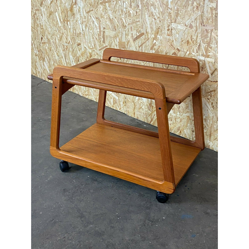 Vintage teak serving trolley by Sika Møbler, Denmark 1960-1970s