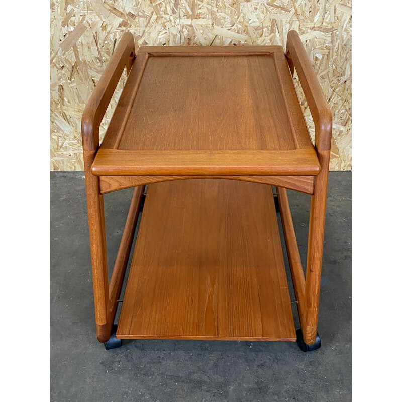 Vintage teak serving trolley by Sika Møbler, Denmark 1960-1970s