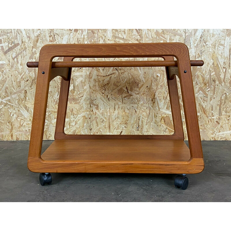 Vintage teak serving trolley by Sika Møbler, Denmark 1960-1970s