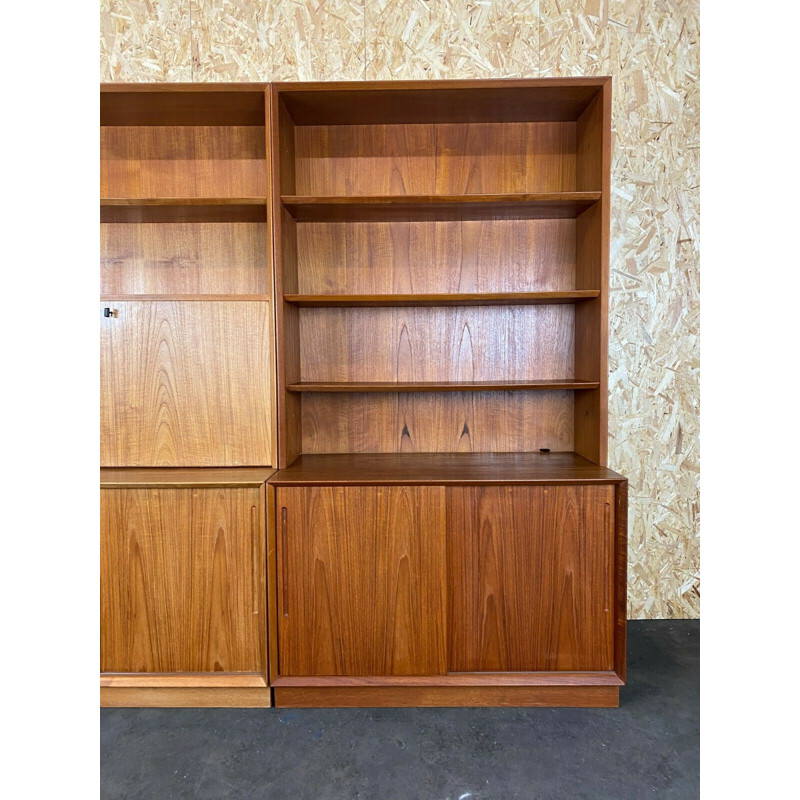 Vintage Danish wood wall unit by Svend Aage Rasmussen, 1960-1970s