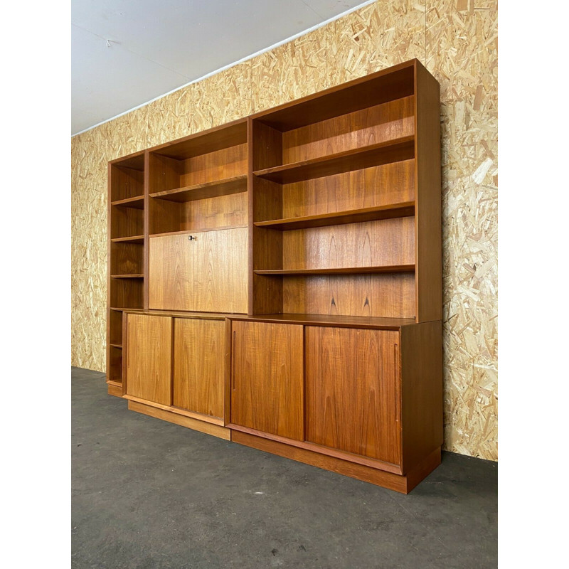 Vintage Danish wood wall unit by Svend Aage Rasmussen, 1960-1970s